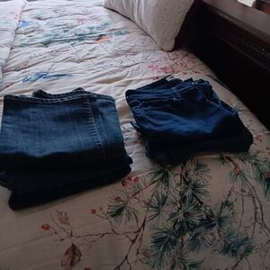 Classic Blue Women's Jeans 5 Pair Of Jeans. Mix Of Brands As Well As Some Boot C